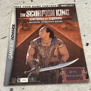 The Scorpion King Sword of Osiris Official Strategy Guide BradyGames GBA
